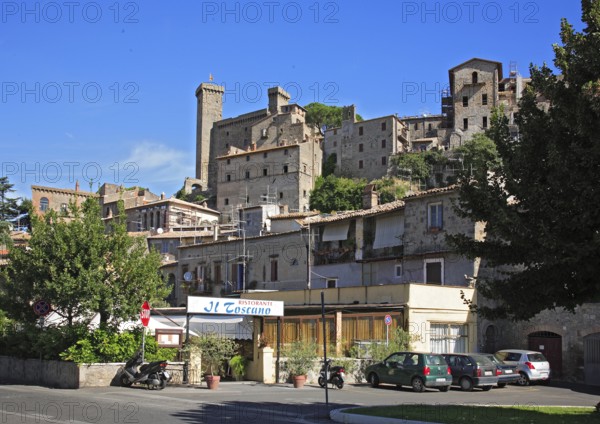 Rocca Monaldeschi della Cervara, Bolsena Castle, Lazio, Italy, Europe
