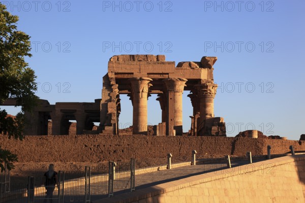 Kom Ombo Temple, part of the temple complex on the Nile, Africa, Upper Egypt, Egypt, Africa