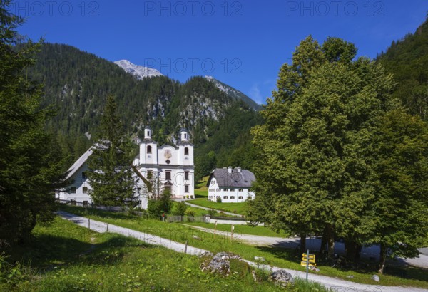 Maria Kirchental pilgrimage church, Loferer Steinberge, Sankt Martin bei Lofer, Pinzgau, Salzburg