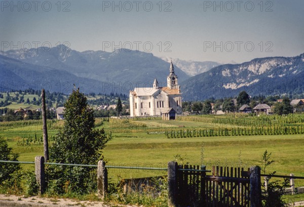Church of Saint Nicholas, Bohinjska Bistrica, Upper Carniola, Slovenia, former Yugoslavia, Europe