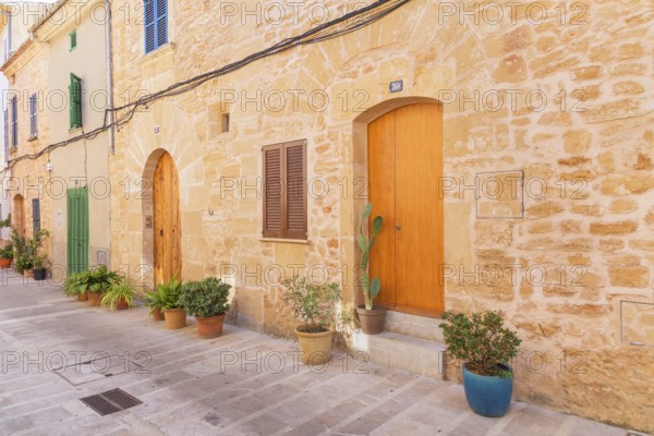 Alcudia old town, Alcudia, Mallorca, Balearic Islands, Spain, Europe