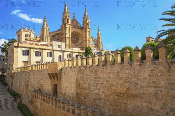 La Seu Cathedral, Palma de Mallorca, Mallorca, Balearic Islands, Spain, Europe
