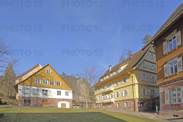 Historic buildings at Allerheiligen Monastery, Oppenau, Northern Black Forest, Black Forest,
