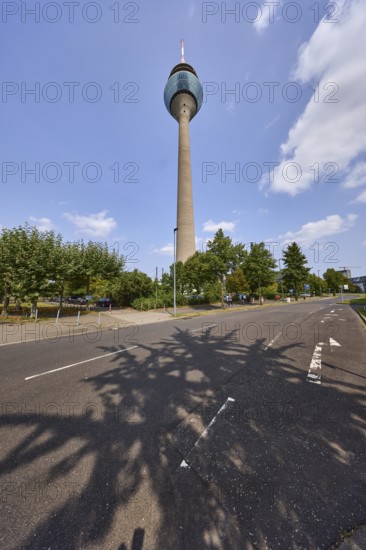 Rhine Tower television tower in Düsseldorf, state capital, independent city, North