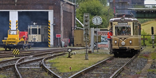 Railcar Hansa Waggon GT4-431 in the local transport museum Dortmumd, Ruhr area, North
