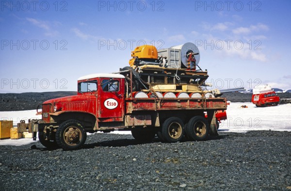 Deuce and a Half Esso truck vehicle 2½ tonnes 6×6, Iceland, 1972, Europe