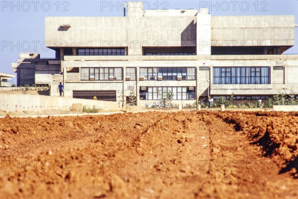 Campus of the University of Zambia, UNZA, Lusaka, Zambia, Africa 1973 Library building, Africa