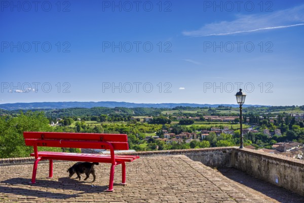 Il Baluardo, viewpoint, Colle di Val d'Elsa, Tuscany, Italy, Europe