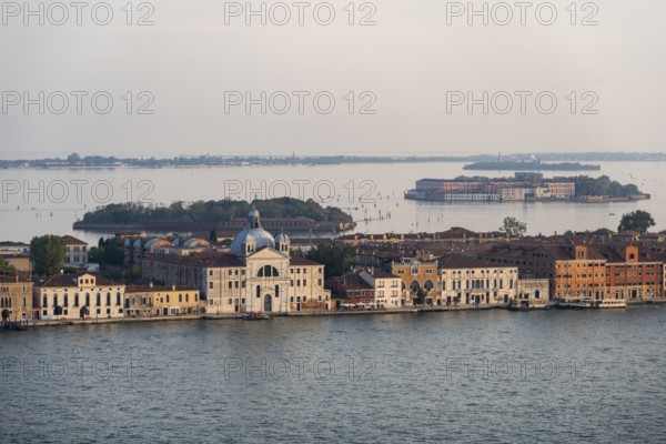 Guidecca Island with Le Zitelle Church or Chiesa di Santa Maria della Presentazione in the evening