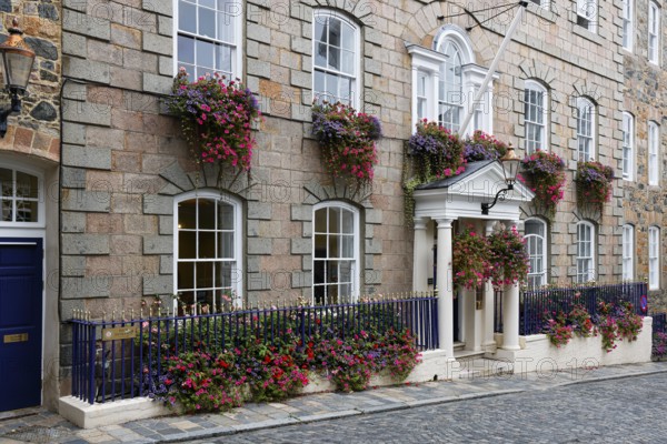 Constables Office in St Peter Port, police station, Channel Island Guernsey, England, Great Britain
