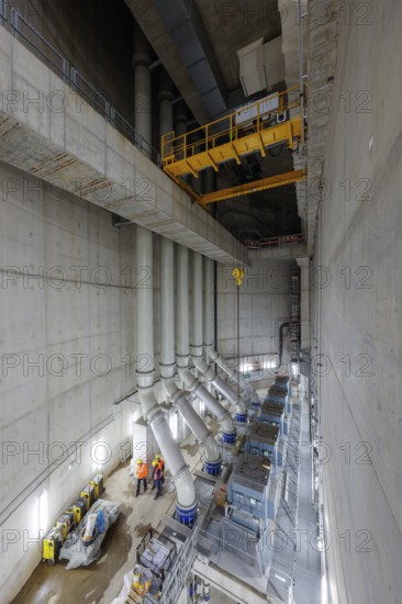 Oberhausen, Ruhr area, North Rhine-Westphalia, Germany - Emscher conversion, new Emscher AKE sewer,