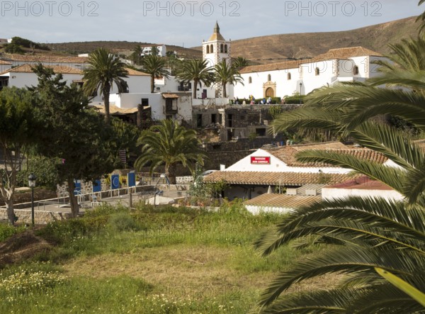 Historic village church of Iglesia de Santa Maria, Betancuria, Fuerteventura, Canary Islands,