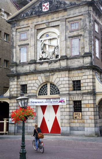 Historic De Waag or Weigh House, Leiden, Netherlands