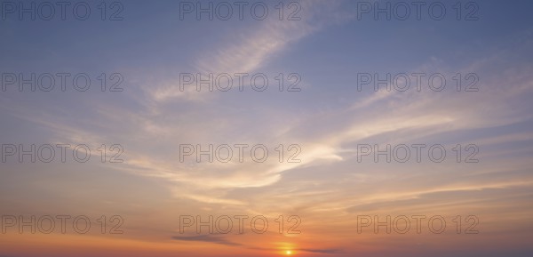 Beautiful dramatic scenic after sunset sky background after sunset