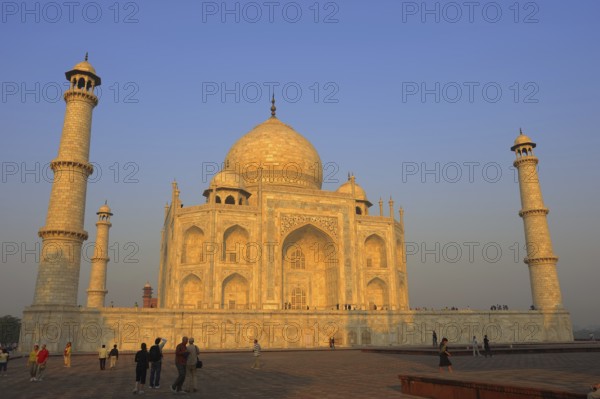 Taj Mahal, built by the Grand Mogul Shah Jahan in memory of his principal woman Mumtaz Mahal, who