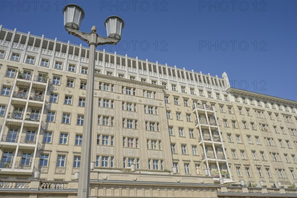 Residential buildings, Architecture, Karl-Marx-Allee, Friedrichshain, Berlin, Germany, Europe