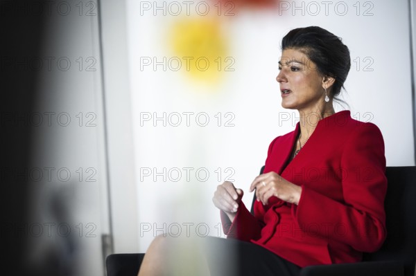 Sahra Wagenknecht is a member of the German Bundestag and founder of the BSW party, pictured here