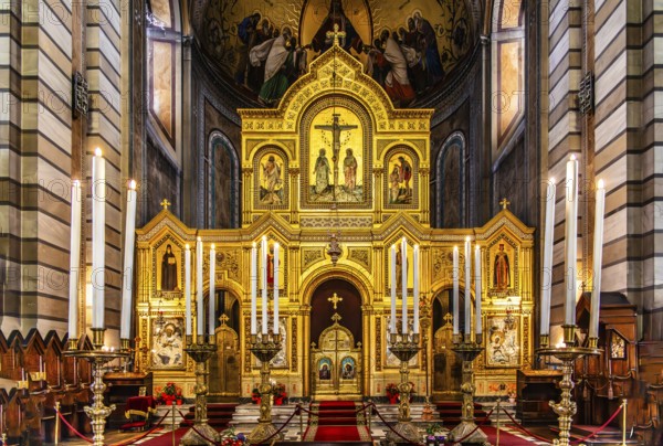 Serbian Orthodox Church of San Spiridione on the Grand Canal in the heart of Borgo Teresiano,