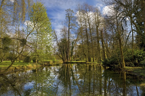 Paffendorf Castle, Castle Park, Route of Garden Art between the Rhine and Meuse with forest nature