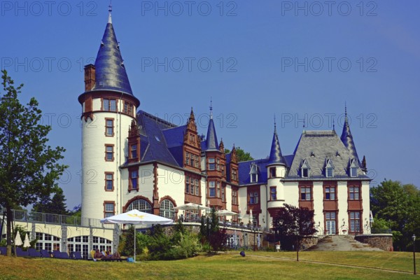 Europe, Germany, Mecklenburg-Western Pomerania, Klink Castle on the Müritz near Waren, castle