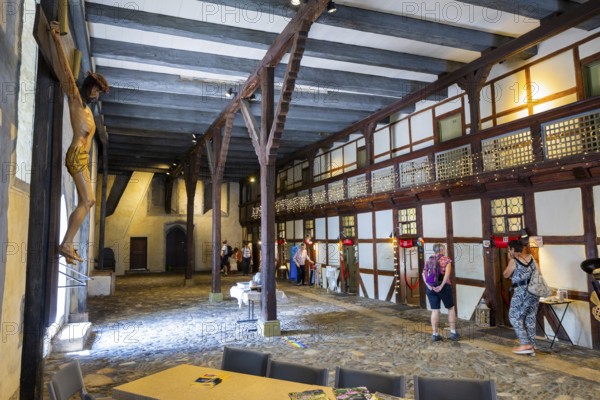 Großes Heiliges Kreuz The building complex, built in 1254, is the oldest hospice in Germany run by