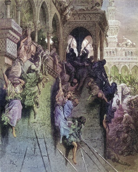 The Siege of Antioch was part of the First Crusade in 1097 and 1098, Historical, digitally restored