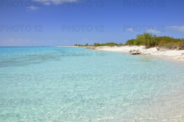 Sandy beach beach, Cuba, Caribbean, Central America