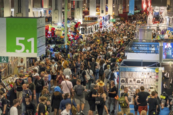 Gamescom, the world's largest trade fair for video and computer games, in Cologne, Germany, Europe