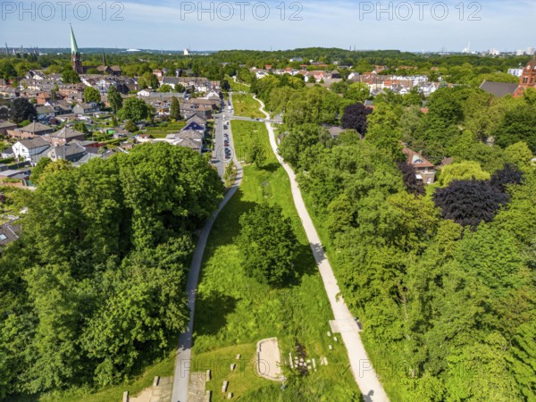 The Katernberger Bach, for over 40 years the stream was piped, 1.2 km long, underground, used as a