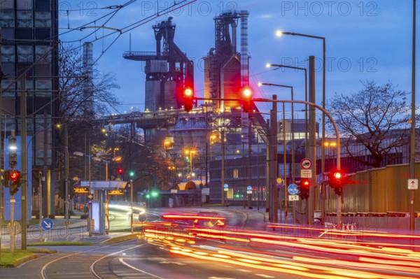 Duisburg-Bruckhausen steel site, ThyssenKrupp Steel, blast furnaces 8 and 9, on