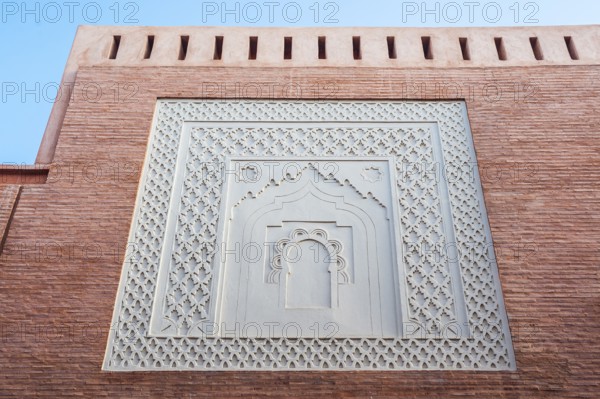 Restored facade, ornament, decoration, ornamentation, art, architecture, clay stone, clay, building