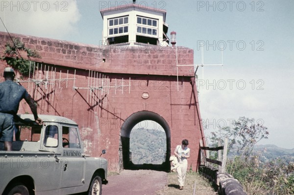 HM Prisons vehicle at Fort Charlotte, St Vincent, Windward Islands, West Indies, 1962