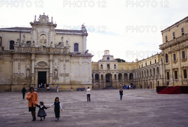 Cathedral Church of the Assumption of the Virgin Mary, Piazza del Duomo, Lecce, Apulia, Italy,