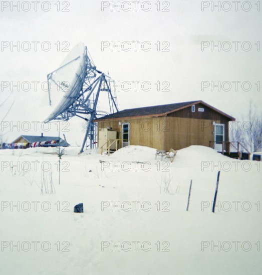 Ojibway community of Webequie First Nation, Eastwood Island, Northern Ontario, Canada 1978