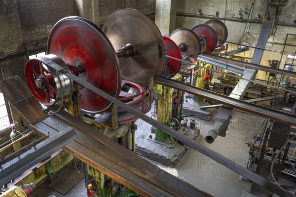 Transmission drive in a drop forge, formerly Dietz & Pfriem valve factory, today Industrial Museum