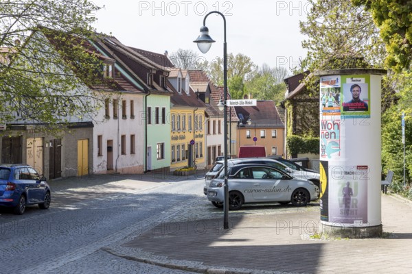 Residential buildings at Heinrich-Zille-Winkel in Taucha, Saxony, Germany, Europe