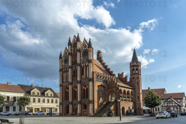 The historic town hall in Tangermünde, Saxony-Anhalt, Germany, Europe