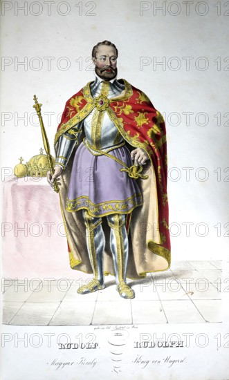 Rudolf II (1552-1612), Roman-German Emperor, King of Bohemia, Hungary, Historical, digitally
