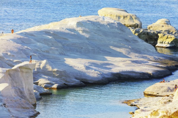 Sarakiniko beach, Sarakiniko, Milos Island, Greece, Europe