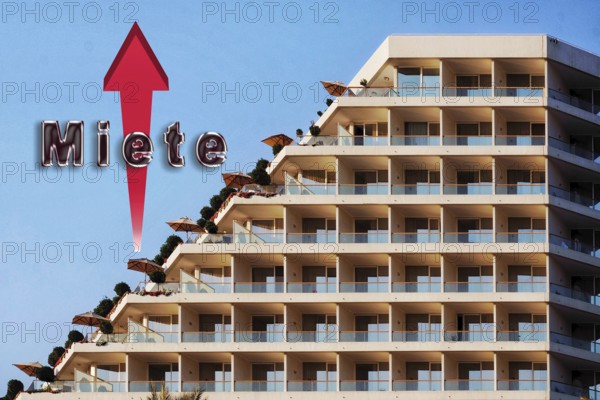 Symbolic image, rent, rent increase, rent rising, housing shortage, housing shortage, housing