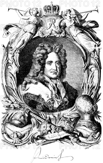 Portrait of Frederick I, as Frederick III Elector of Brandenburg and Duke of Prussia, since 1701 as