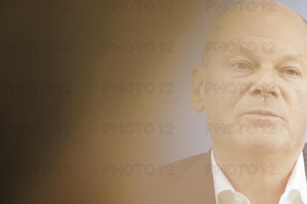 Olaf Scholz (SPD), Federal Chancellor, on his way to the Federal Press Conference, bpk, Federal