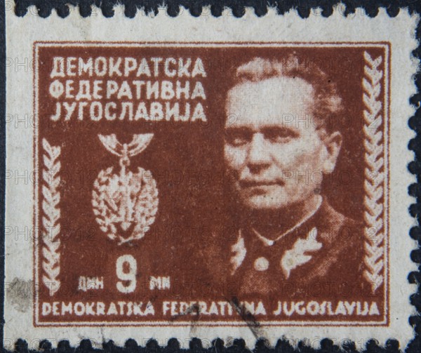 Josip Broz Tito (1892-1980) Yugoslav revolutionary and statesman, the premier or president of