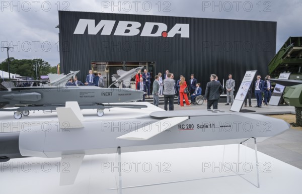 Defence contractor MBDA, weapons systems exhibition, including Taurus KEPD 350, ILA 2024,