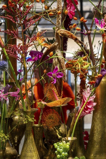 Artistic flower arrangements and decorations, German Floristry Championships, Berlin, Germany,