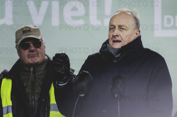 Joachim Rukwied, President of the German Farmers' Association (DBV), pictured during the farmers'