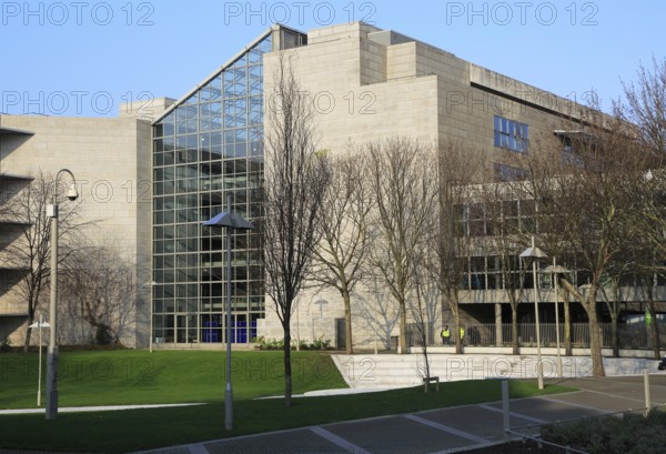 Modern architecture of Dublin City Council Civic Offices building, Dublin, Ireland, Republic of