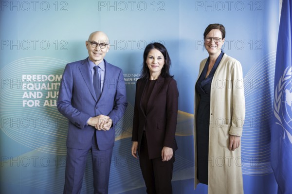 Annalena Bärbock, Federal Foreign Minister, meets Volker Türk, United Nations High Commissioner for
