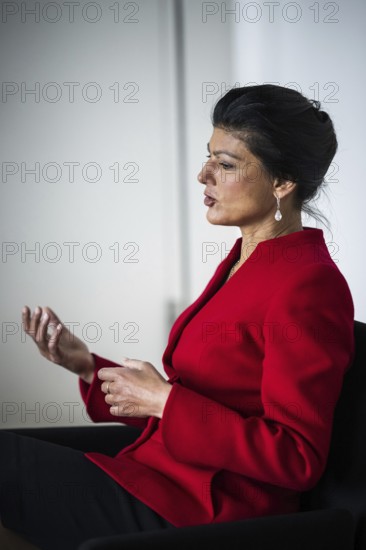 Sahra Wagenknecht is a member of the German Bundestag and founder of the BSW party, pictured here