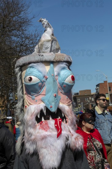 Detroit, Michigan, The Marche du Nain Rouge celebrates the coming of spring and banishes the Nain